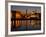 Night View of Albert Dock and the "Three Graces," Liverpool, United Kingdom-Glenn Beanland-Framed Photographic Print