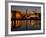 Night View of Albert Dock and the "Three Graces," Liverpool, United Kingdom-Glenn Beanland-Framed Photographic Print