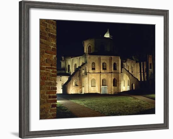 Night View of Basilica of San Vitale-null-Framed Giclee Print