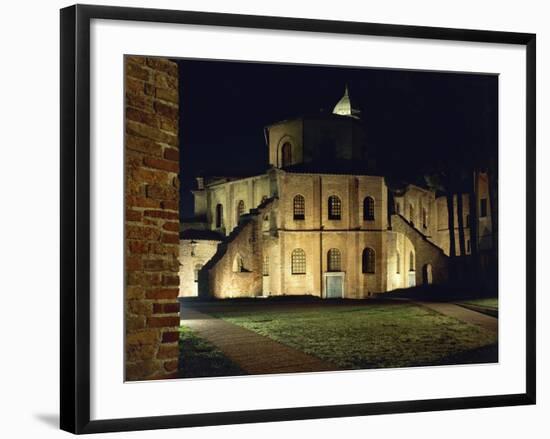 Night View of Basilica of San Vitale-null-Framed Giclee Print