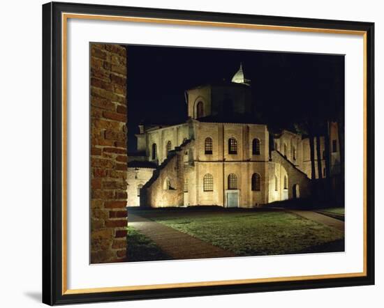 Night View of Basilica of San Vitale-null-Framed Giclee Print