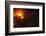 Night View of Boiling Lava from Volcanic Eruption-Bettmann-Framed Photographic Print