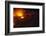 Night View of Boiling Lava from Volcanic Eruption-Bettmann-Framed Photographic Print