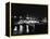 Night View Of Brooklyn Bridge-Bettmann-Framed Premier Image Canvas