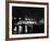 Night View Of Brooklyn Bridge-Bettmann-Framed Photographic Print