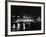 Night View Of Brooklyn Bridge-Bettmann-Framed Photographic Print