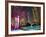 Night View of Burij Khalifa Tower, Dubai, United Arab Emirates, Middle East-Angelo Cavalli-Framed Photographic Print