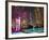 Night View of Burij Khalifa Tower, Dubai, United Arab Emirates, Middle East-Angelo Cavalli-Framed Photographic Print