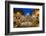 Night view of Fontana della Barcaccia and Spanish Steps, Piazza di Spagna, Rome, Lazio, Italy-Stefano Politi Markovina-Framed Photographic Print