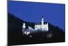 Night View of Neuschwanstein Castle-null-Mounted Giclee Print