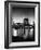 Night View of Nyc and the Brooklyn Bridge-Andreas Feininger-Framed Photographic Print