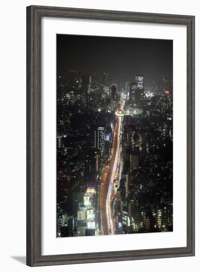 Night View of Tokyo from Tokyo City View Observation Deck, Roppongi Hills, Tokyo, Japan-Stuart Black-Framed Photographic Print