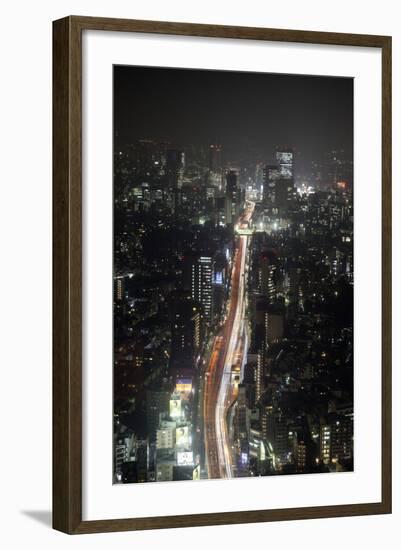 Night View of Tokyo from Tokyo City View Observation Deck, Roppongi Hills, Tokyo, Japan-Stuart Black-Framed Photographic Print