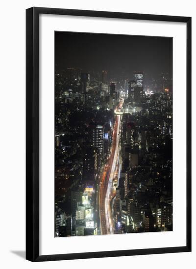 Night View of Tokyo from Tokyo City View Observation Deck, Roppongi Hills, Tokyo, Japan-Stuart Black-Framed Photographic Print