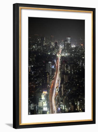 Night View of Tokyo from Tokyo City View Observation Deck, Roppongi Hills, Tokyo, Japan-Stuart Black-Framed Photographic Print