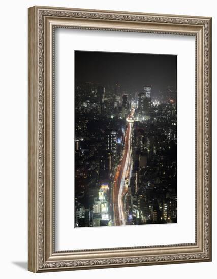 Night View of Tokyo from Tokyo City View Observation Deck, Roppongi Hills, Tokyo, Japan-Stuart Black-Framed Photographic Print