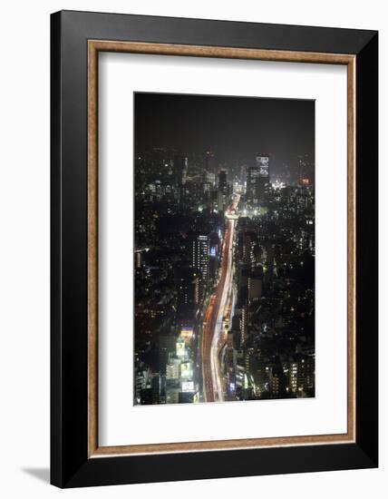 Night View of Tokyo from Tokyo City View Observation Deck, Roppongi Hills, Tokyo, Japan-Stuart Black-Framed Photographic Print