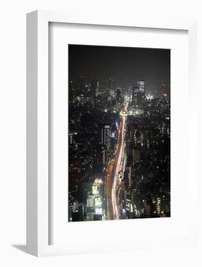 Night View of Tokyo from Tokyo City View Observation Deck, Roppongi Hills, Tokyo, Japan-Stuart Black-Framed Photographic Print