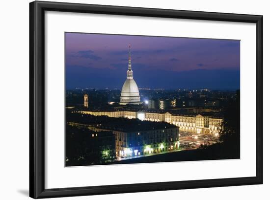 Night View of Turin-null-Framed Photographic Print