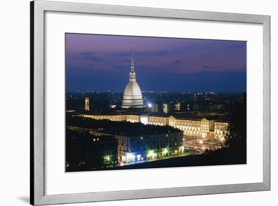 Night View of Turin-null-Framed Photographic Print