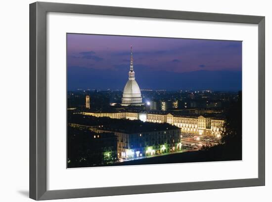 Night View of Turin-null-Framed Photographic Print