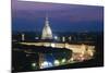 Night View of Turin-null-Mounted Photographic Print