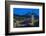 Night View over the Mountain Village of Castelrotto Kastelruth, Alto Adige or South Tyrol, Italy-Stefano Politi Markovina-Framed Photographic Print