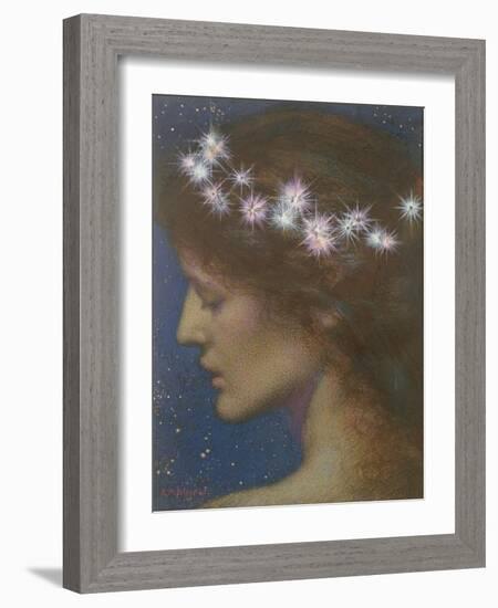 Night (W/C & Bodycolour on Paper) (See 48895)-Edward Robert Hughes-Framed Giclee Print