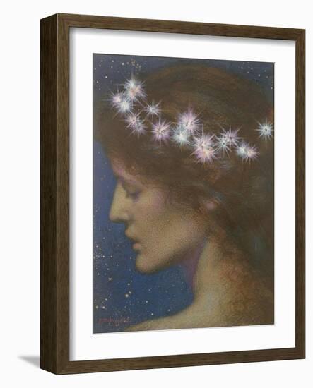 Night (W/C & Bodycolour on Paper) (See 48895)-Edward Robert Hughes-Framed Giclee Print