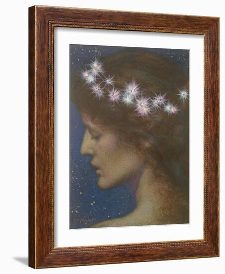 Night (W/C & Bodycolour on Paper) (See 48895)-Edward Robert Hughes-Framed Giclee Print