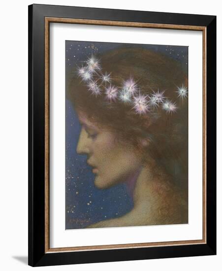 Night (W/C & Bodycolour on Paper) (See 48895)-Edward Robert Hughes-Framed Giclee Print