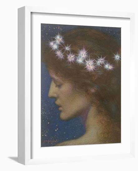 Night (W/C & Bodycolour on Paper) (See 48895)-Edward Robert Hughes-Framed Giclee Print