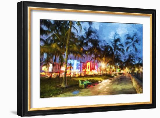 Night Walk - In the Style of Oil Painting-Philippe Hugonnard-Framed Giclee Print