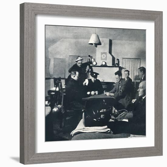 'Night watch: the Fire Squad relaxes', 1941-Cecil Beaton-Framed Photographic Print