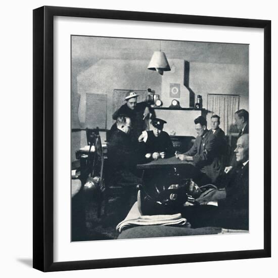 'Night watch: the Fire Squad relaxes', 1941-Cecil Beaton-Framed Photographic Print