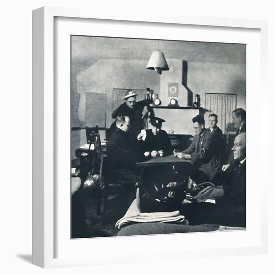 'Night watch: the Fire Squad relaxes', 1941-Cecil Beaton-Framed Photographic Print