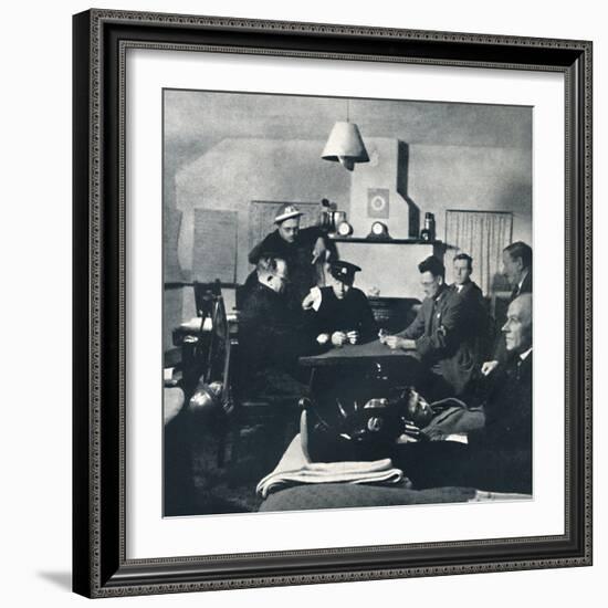 'Night watch: the Fire Squad relaxes', 1941-Cecil Beaton-Framed Photographic Print