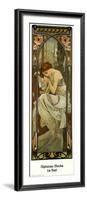 Night-Alphonse Mucha-Framed Art Print