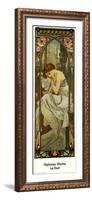 Night-Alphonse Mucha-Framed Art Print