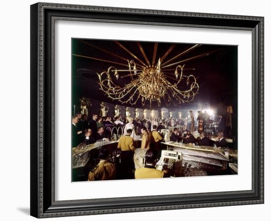 Nightclub Called Nero's Nook Inside the Cabana Hotel, Palo Alto, California, 1963-Yale Joel-Framed Photographic Print