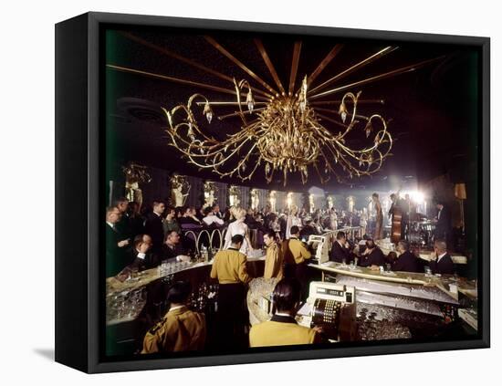 Nightclub Called Nero's Nook Inside the Cabana Hotel, Palo Alto, California, 1963-Yale Joel-Framed Premier Image Canvas