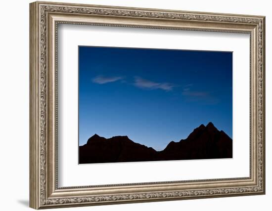 Nightfall Badlands South Dakota-Steve Gadomski-Framed Photographic Print