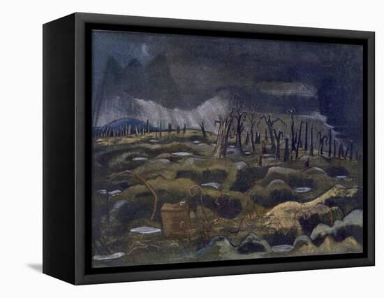 Nightfall, British Artists at the Front, Continuation of the Western Front, Part Three, Nash, 1918-Paul Nash-Framed Premier Image Canvas