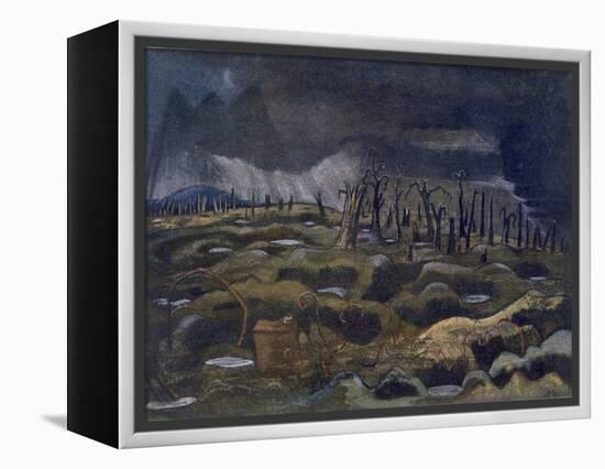 Nightfall, British Artists at the Front, Continuation of the Western Front, Part Three, Nash, 1918-Paul Nash-Framed Premier Image Canvas