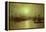 Nightfall Down the Thames, 1880-John Atkinson Grimshaw-Framed Premier Image Canvas