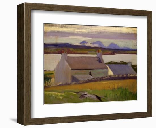 Nightfall, Iona, Paps of Jura Beyond-Francis Campbell Boileau Cadell-Framed Giclee Print