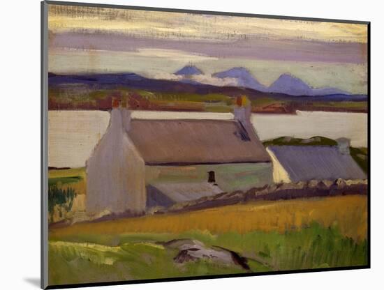 Nightfall, Iona, Paps of Jura Beyond-Francis Campbell Boileau Cadell-Mounted Giclee Print