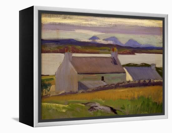 Nightfall, Iona, Paps of Jura Beyond-Francis Campbell Boileau Cadell-Framed Premier Image Canvas