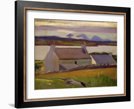 Nightfall, Iona, Paps of Jura Beyond-Francis Campbell Boileau Cadell-Framed Giclee Print