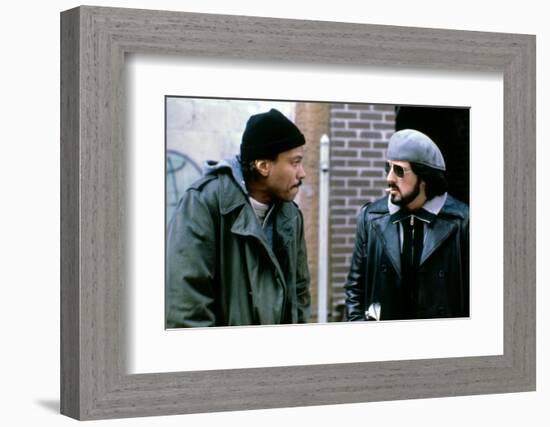 NIGHTHAWKS, 1981 directed by BRUCE MALMUTH Billy Dee Williams and Sylvester Stallone (photo)-null-Framed Photo